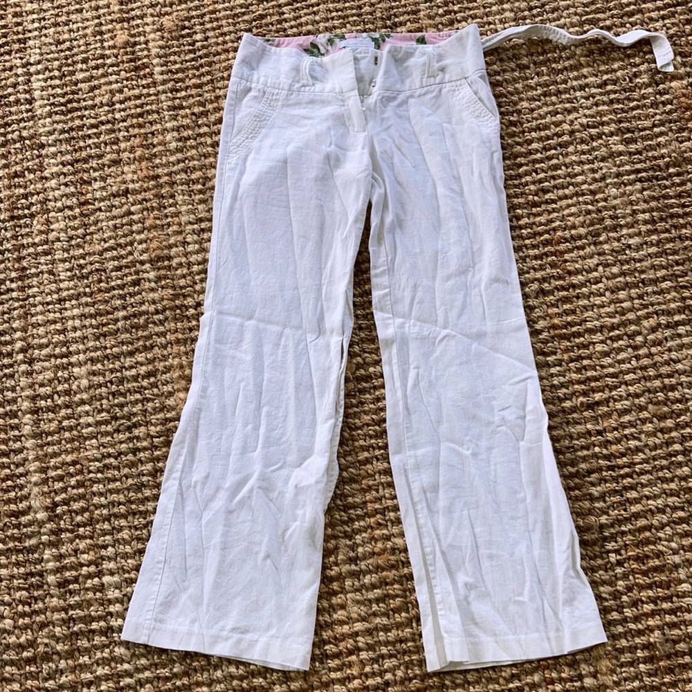 flowy white pants